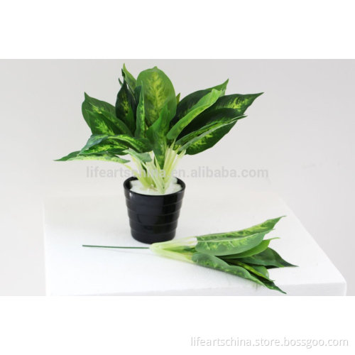 DIY bonsai, artificial leaf branch